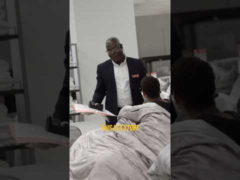 TESTING OUT BEDS AT A MATTRESS STORE π