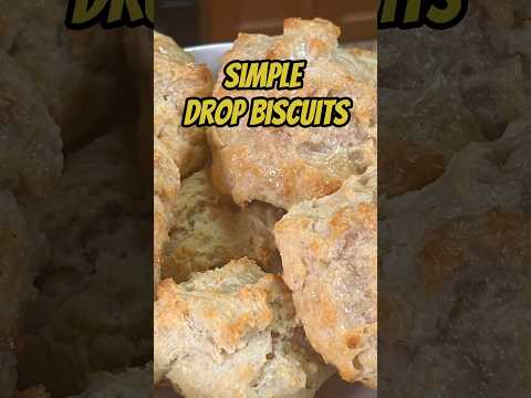 The Easiest Drop Biscuits Recipe You'll Ever Try! @TheFoodShop45  #cooking #lobstertail #bacon