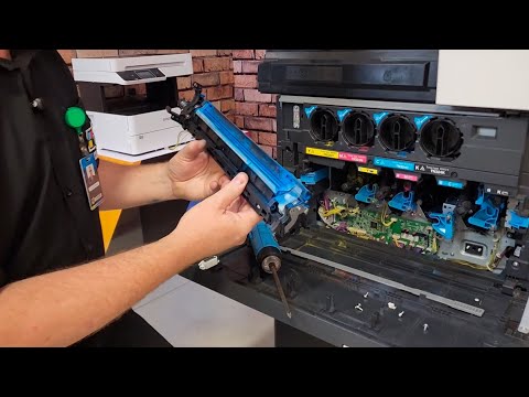 Troca do Revelador Konica - Limpeza Completa