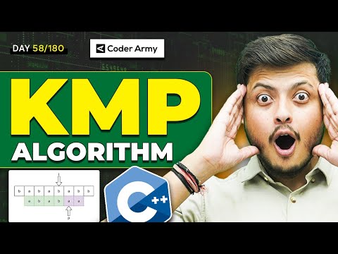 Lecture 42: KMP Algorithm || Longest Prefix Suffix
