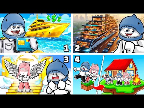 [로블록스] 최고급 요트와 버스!! 천국으로 가는 계단과 하늘 섬을 만들어요!! 타이쿤 게임 모음!! (Tycoon Games) - 민또 경또 -