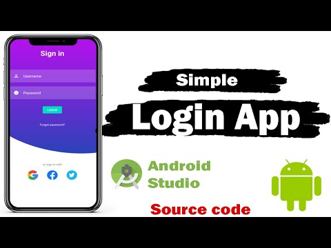 Simple Login App in Android Studio | 2024