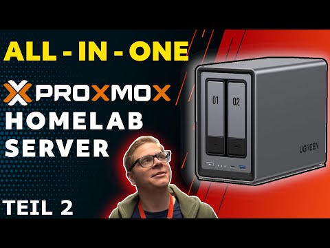 Der ALL-IN-ONE Proxmox VE Homelab Server. NVMe + HDD inklusive Hibernate Modus / Anleitung Teil 2