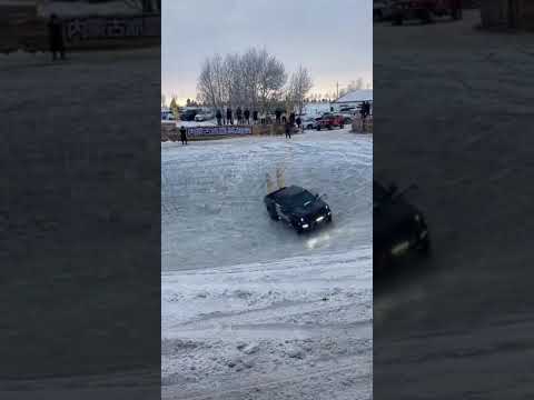 The Pickup truck participates in the challenge at the 2025 Winter Snow Event