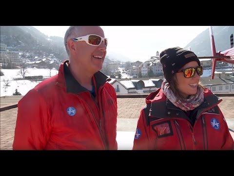 Gülsha im Rettungseinsatz bei der Air Zermatt