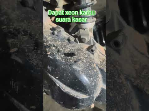 suara kasar dari motor xeon karbu saat ban belakamg diputar #xeon #karbu #kasar