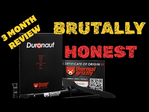Thermal Grizzly Duronaut Review - Is this really the Best Thermal Paste? (unsponsored & unfiltered)