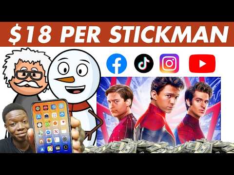 Use Your Phone – The Website is %100 FREE - (Create Stickman Movie Explainer)