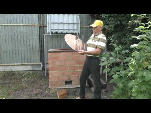 Самодельный тандыр из кирпича. Обзор.