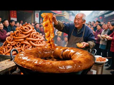 安徽宣城170年老宅卤肉，130 元一斤肥肠天天卖爆，不预定根本尝不到#麦总去哪吃