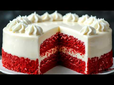 New EASY Red Velvet cake recipe. Very soft and moist!