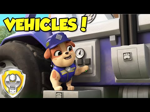 Rubble's NEW Vehicles! (Compilation) | Rubble - Paw Patrol | Cartoons for Kids