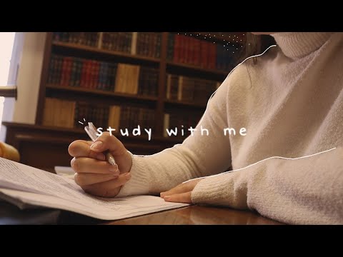 STUDY WITH ME 4hrs🕯️💫 50/10 pomodoro (no music)