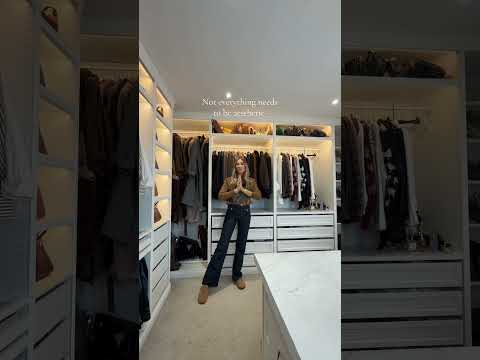 Things I’d do differently when designing a dressing room 🤍 #DressingRoomDesign  #HomeDesignUK