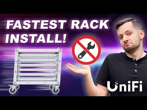 How to Rack-Mount UniFi Devices into the Ubiquiti Toolless Mini Rack