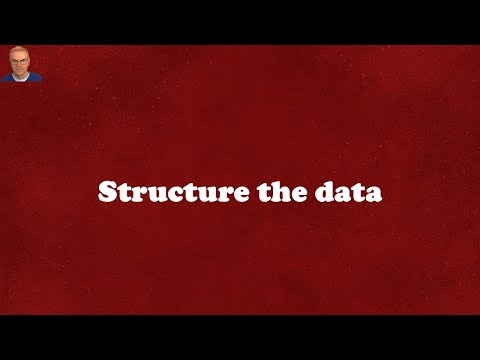 Lesson 3 Structure the data