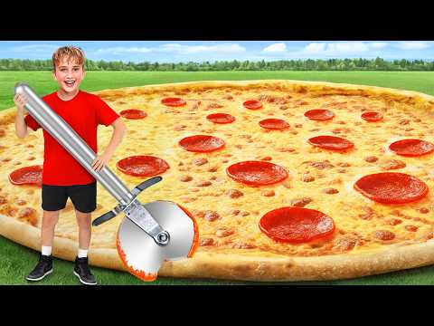 HUGE vs SMALL Cooking Challenge! Part 2