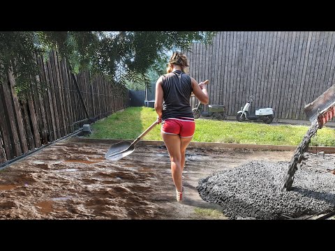 Here's How We Easily Got Rid of Dirt in Our Yard with an Inexpensive Concrete Driveway