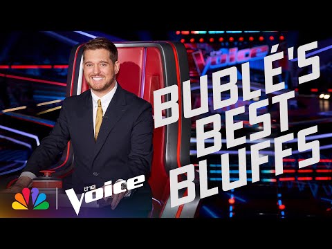Michael Bublé's Funniest Lies | The Voice | NBC