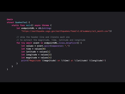 WWDC21: Meet AsyncSequence | Apple