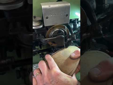 👉 Goodyear Stitching in Action | Traditional Shoemaking 👞