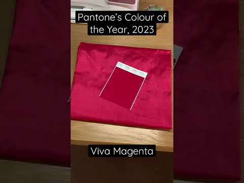 Pantone’s colour of the year for 2023 - Viva Magenta! #shorts