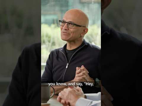 Who from history would Satya Nadella invite to see Microsoft today? #microsoft50