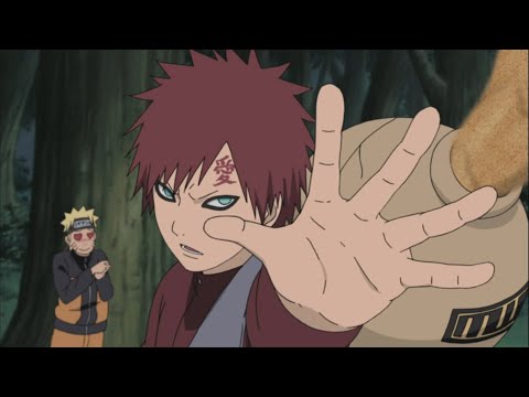 Naruto enjoyed being saved by Gaara from Naruto Mecha as it was trying to drain his Chakra Eng Dub