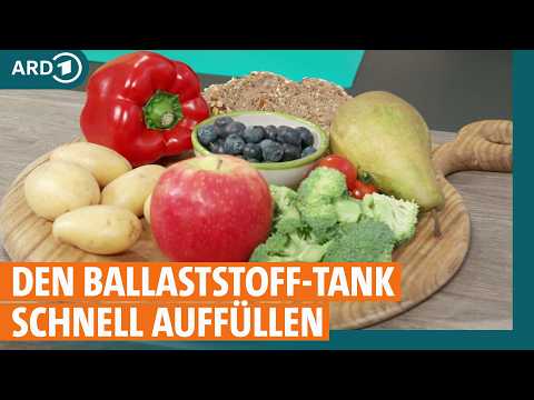 Ballaststoffe: Gesunde und ballaststoffreiche Mahlzeiten für morgens und abends I ARD Gesund