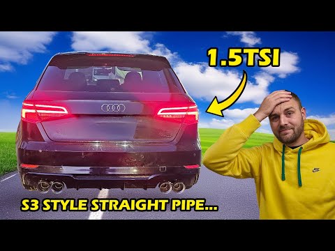 Is STRAIGHT PIPING The BEST Upgrade For Your 1.5TSI Audi A3 8v?