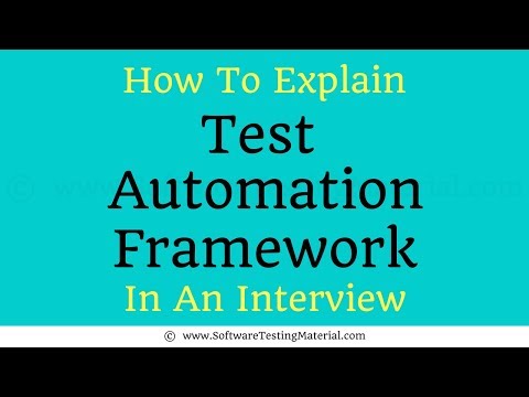 How To Explain Selenium Test Automation Framework In The Interview