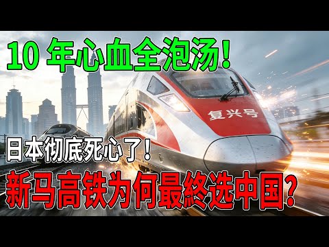 10年心血全白费！日本烧光3亿抢新马高铁彻底惨败，中国凭什么赢？ #新马高铁 #中国制造 #日本经济 #大国博弈 #基建狂魔 #国际新闻