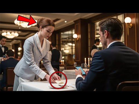 Waitress Hid a Note in the Billionaire’s Napkin — "Your Mother Sold You Out, Go Now"