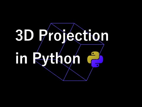 3D Rotation & Projection using Python / Pygame
