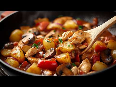 ❗️This chicken with potatoes recipe is so delicious! I make it 3 times a week!