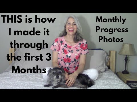 Gray Hair Transition:  Months 1-3/ How to make it through each month. Photos included.