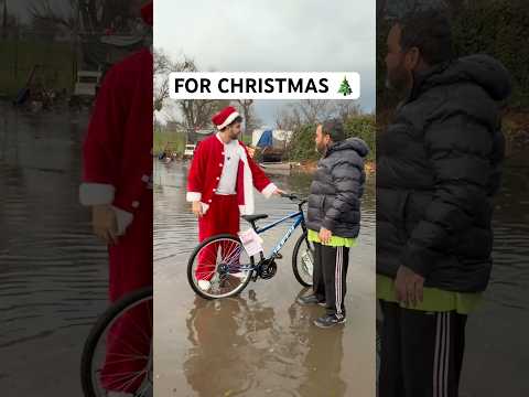 I Bought My Homeless Friend a Bike for Christmas 🎄🚲 #homeless #christmas #kindness