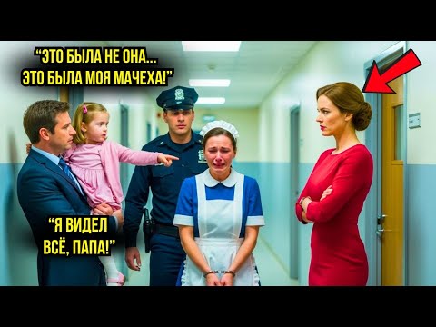 "Виновата моя мачеха" — закричала дочь миллионера, когда полиция увела няню...