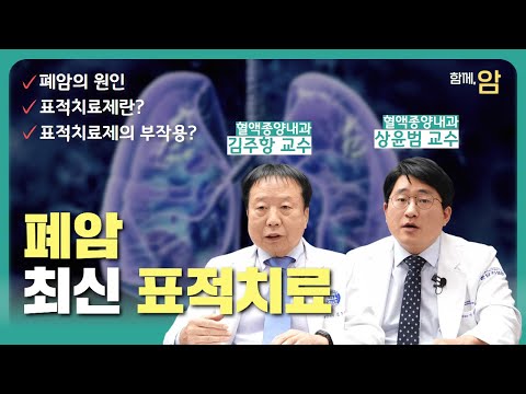 [함께,암] 폐암치료의 최신 지견 - 표적치료제의 모든 것_분당차병원 혈액종양내과 김주항, 상윤범 교수
