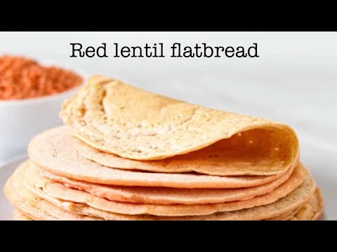 Easy 3 ingredient gluten free lentil flatbread