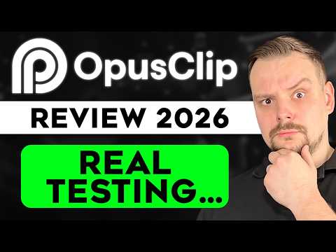 OpusClip Review - 2026 | Can This AI Actually Find Viral Moments? (Full Test)
