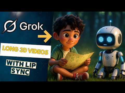 Grok AI Long Video Hack Unlimited 60s With Perfect Lip Sync l in Minutes