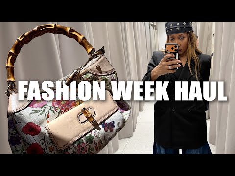 What I bought in Paris & Milan. Gucci, Hermes & Lots of vintage!!