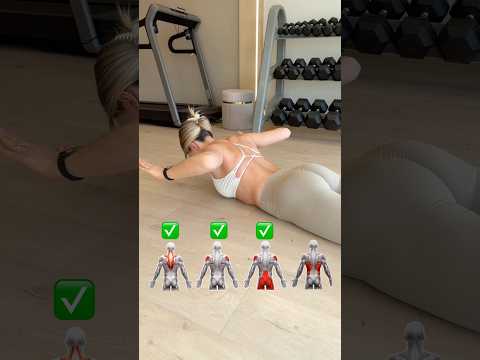 Les 4 meilleurs exo pour améliorer ta posture ✨👀