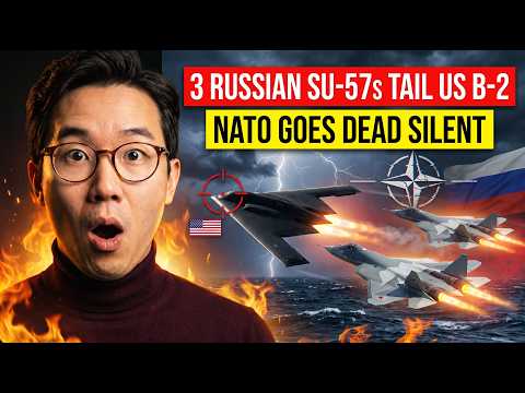 3 Russian Su-57s Tailed a US B-2 Over the Black Sea — Then NATO Went Silent