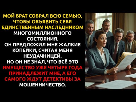 Вся семья собралась делить НАСЛЕДСТВО деда — они не ожидали, что я приду с ПОЛИЦИЕЙ.