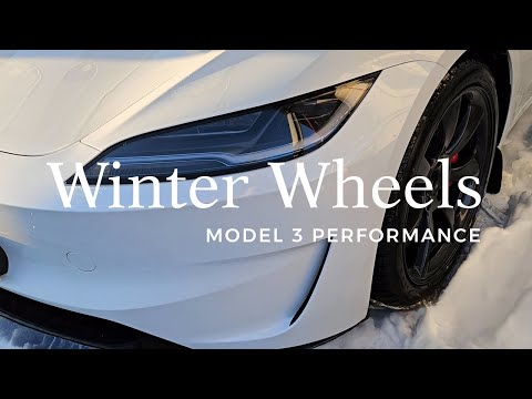 Model 3 Performance in Winter: Tesla's Expensive €3,600 Winter Wheels