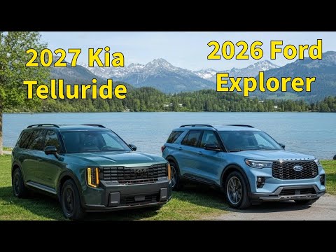 2027 Kia Telluride vs 2026 Ford Explorer - SUV Comparison