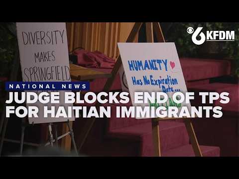 Federal judge blocks termination of TPS for Haitians