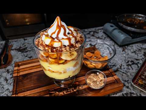 Southern Banana Pudding with a Bananas Foster Twist